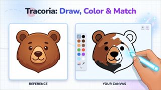Tracoria: Draw, Color & Match：ゲームのサムネイル画像