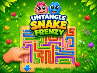 【Untangle Snake Frenzy】Thumbnail Image
