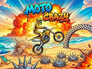 【Crazy Moto】ゲームのサムネイル画像