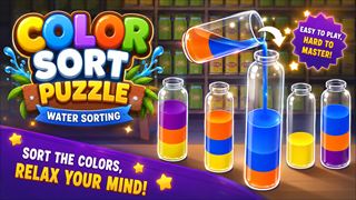 【Color Sort Puzzle Milk Tea Sorting】男性向けゲーム