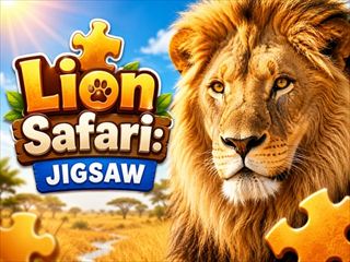 【Lion Safari: Jigsaw Puzzles】無料オンライン パズルゲーム