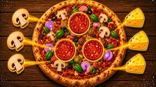 【Fix Pizza: Food Sorting】無料オンライン ソーティングゲーム