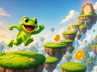 【Frog Leap 3D】Free Animal Games