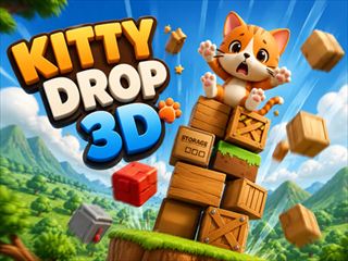 【Kitty Drop 3D】Free Brain Games