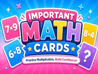 【Important Math Cards】Free Memory Games