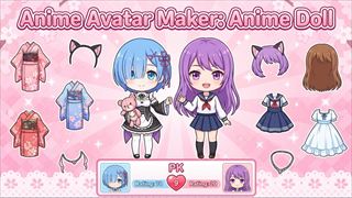 【Anime Avatar Maker: Anime Doll】Free make-over Games