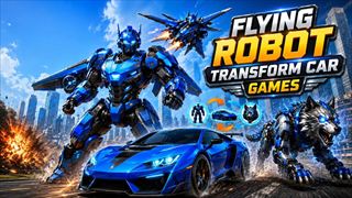 【Flying Robot Transform Car Games】男性向けゲーム