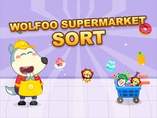 【Wolfoo Supermarket Sort】Free match Games