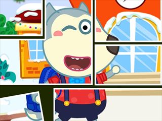 【Wolfoo Tangram】無料オンライン ジグソーパズルゲーム