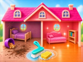 【Tidy Up the Dollhouse】サムネイル画像