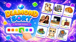 【Diamond Sort: Picture Puzzle】Free Logic Games