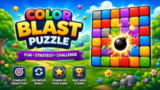 【Color Blast Puzzle】Free relaxing Games