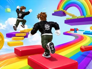 【Obby Rainbow Parkour Two Player】男性向けゲーム