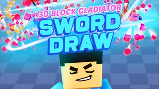 【3D Block Gladiator: Sword Draw】無料オンライン 戦闘ゲーム