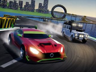 [Mega Ramp Stunt Racing 3D] 無料オンラインゲーム