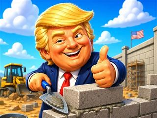 【Trump Wall Building】無料オンライン ハイパーカジュアルゲーム