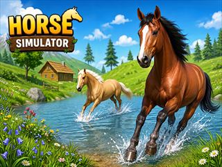 【Wild Horse Simulator Racing Games】無料オンライン 動物ゲーム
