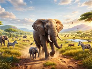 [Zoo Elephant Simulator City Attack] 無料オンラインゲーム