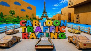 【Cartoon Traffic Racing Paper Derby】Free 車 Games