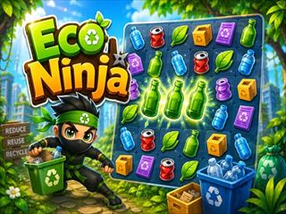 【Eco Ninja】無料オンライン マッチゲーム