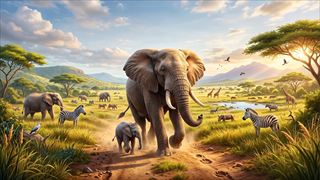 Zoo Elephant Simulator City Attack - 無料オンラインゲーム