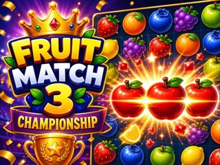 【Fruit Match 3 Championship】Free match Games
