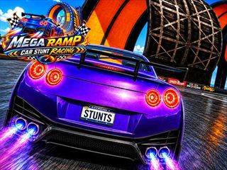 【Mega Ramp Car Stunt Racing】無料オンライン 車ゲーム