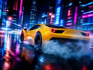 【Neon City Drift Racing】無料オンライン 車ゲーム