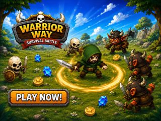 【Warrior Way】無料オンライン 1プレイヤー%ゲーム