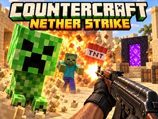 【Countercraft Nether Strike】無料オンライン Craftゲーム