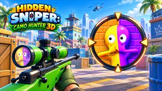 【Hidden Sniper: Camo Hunter 3D】無料オンライン 1プレイヤー%ゲーム