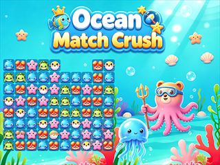 【Ocean Match Crush】無料オンライン マッチゲーム