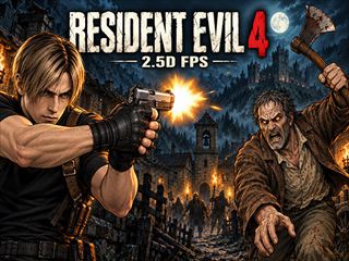 【Resident Evil 4: 2.5D FPS】無料オンライン ゾンビゲーム
