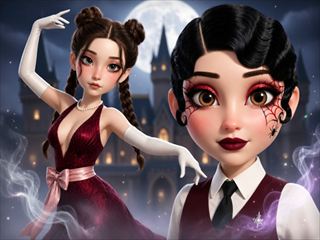 【Night Silk Dark City Fashionistas】Free girls Games