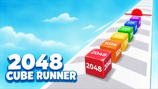【2048 Cube Runner: 3D Merge】サムネイル画像