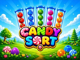 【Candy Sort】無料オンライン マッチングゲーム