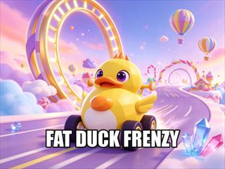 【Fat Duck Frenzy】無料オンライン 運転ゲーム