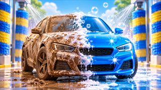 【Car Wash Idle】無料オンライン WebGLゲーム
