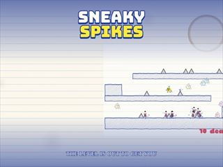 【Sneaky Spikes】無料オンライン 2Dゲーム