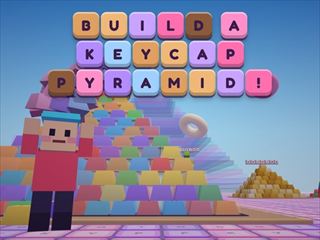 【Build a Keycap Pyramid】無料オンライン カジュアルゲーム