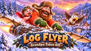 【Log Flyer: Grandpa Takes Off】Free 面白 Games