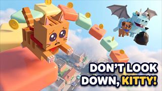 Don't Look Down, Kitty! - 無料オンラインゲーム